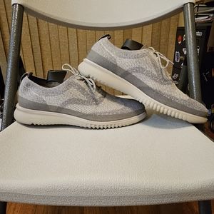 Mens Cole Haan GrandZero Two-Tone Gray Shoes for Sale sz 8.5